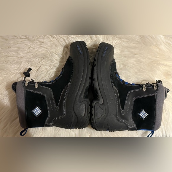 Columbia Boys Sz US 6  Black Omni Heat BY1290-010 Hiking Boots Unisex Clean ! - Picture 5 of 8